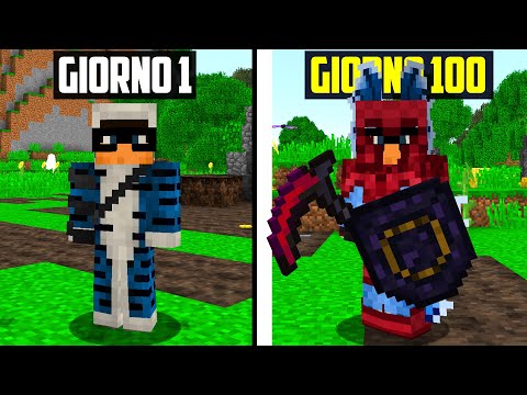 SOPRAVVIVO 100 GIORNI NEL MONDO PIÙ DIFFICILE DI MINECRAFT