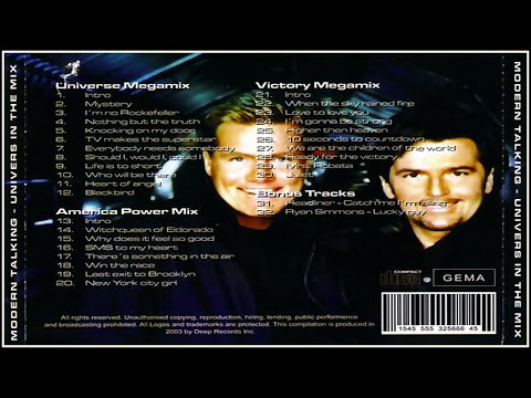 Modern Talking – The Magic Sound Of Deep Presents: Universe In The Mix (2003) (MAICON NIGHTS DJ)