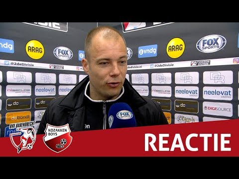 Buijs: 'Wie weet wordt het de laatste speeldag nog spannend' - Kozakken Boys TV