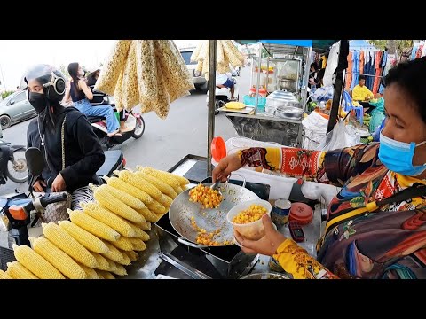 Interesting Street Food Walking Tour @Krong Ta Khmau
