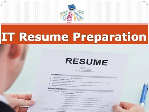 Resume Preparation Tips Career Guidance G C Reddy