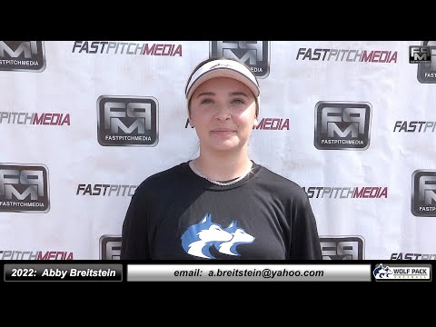 2022 Abby Breitstein 3.5 GPA - Outfield & Second Base Softball Skills Video - Lady Wolfpack 18 Gold