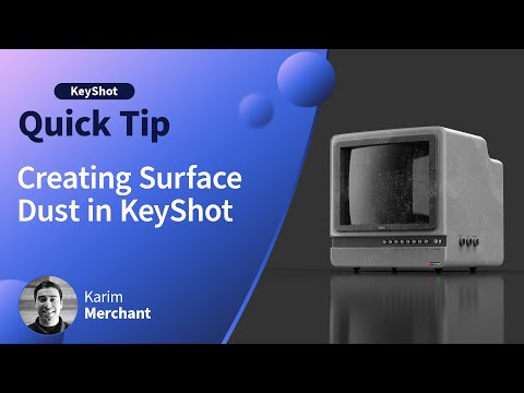 KeyShot Quick Tip - Creating Surface Dust in KeyShot