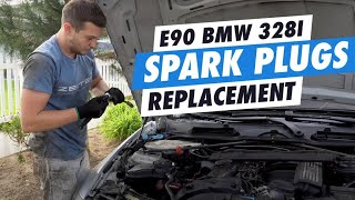 DIY E90 BMW 328i Spark Plugs Replacement