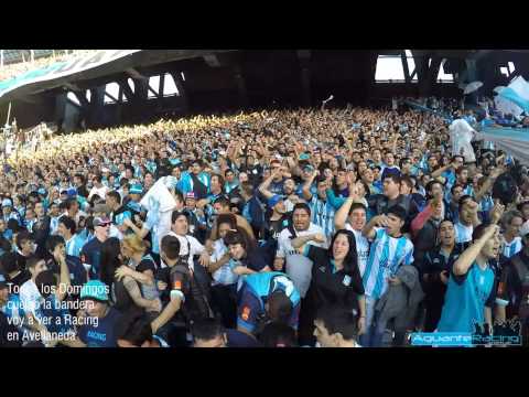 "Todos los Domingos - Racing vs la Amargura" Barra: La Guardia Imperial • Club: Racing Club