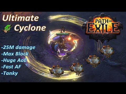 Creating The BEST Cyclone Build in Path of Exile history!!