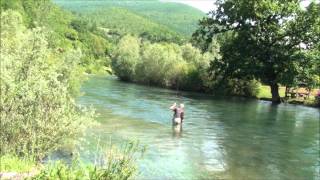 nymphing for graylings in Ribnik river,2012