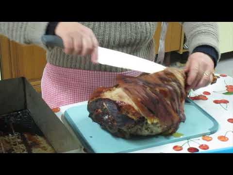 cosciotto di maiale al forno