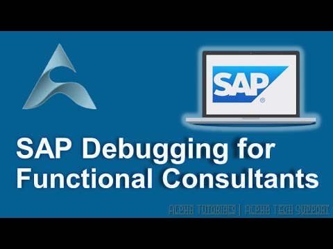 SAP Debugging for Functional Consultants