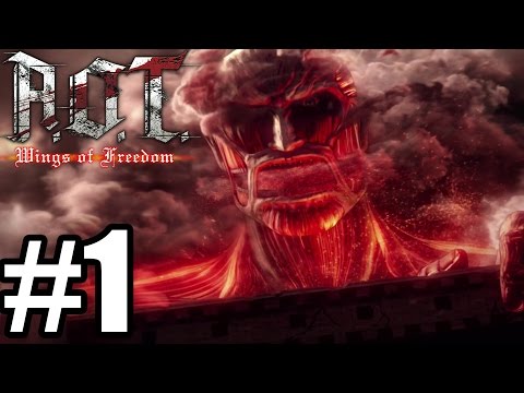 Attack on Titan: Wings of Freedom - Gameplay Walkthrough Part 1 - PS4 (English)