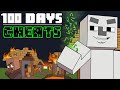 100 Days Minecraft With CHEATS