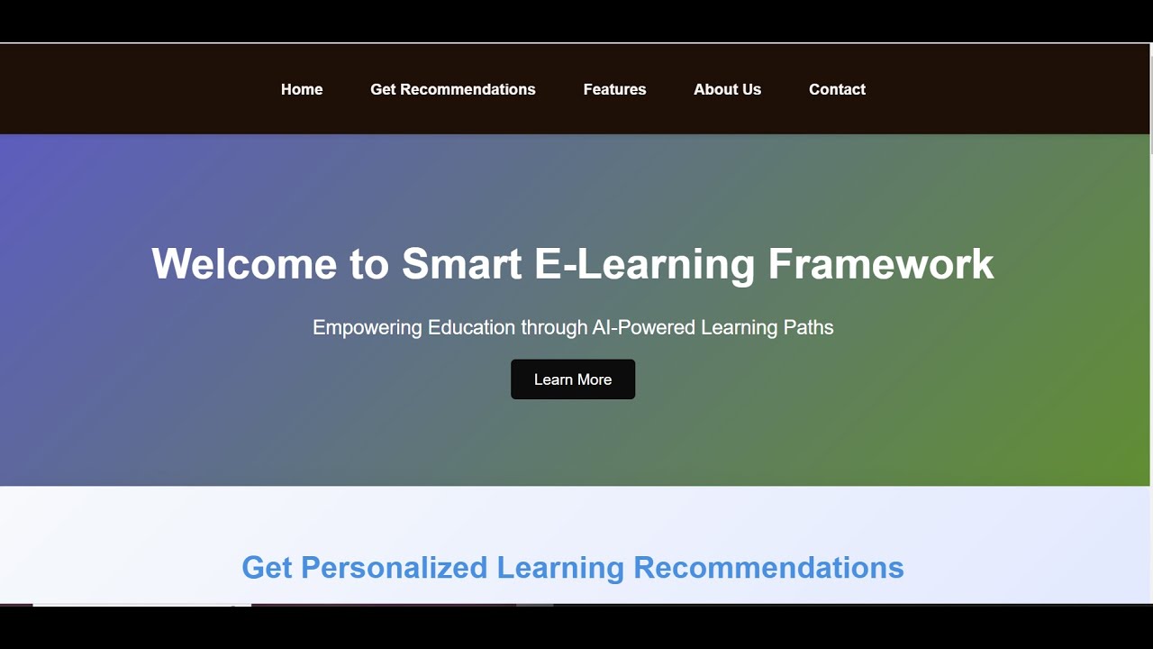 Revolutionize Learning with the Smart E-Learning Framework! 🚀📚 Personalized Learning Made Easy!