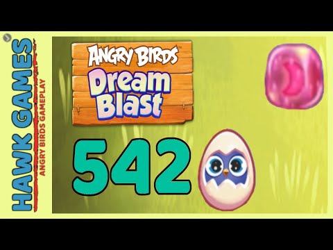 Angry Birds Dream Blast Level 542 - Walkthrough, No Boosters
