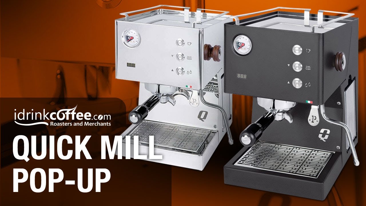 Quick Mill Pop-up Espresso Machine - Stainless Steel |651| - Return video