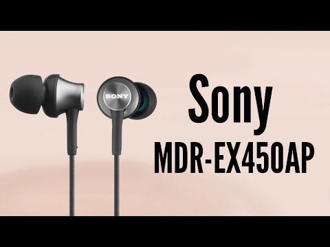 Наушники Sony MDR-EX450AP белый - Видео