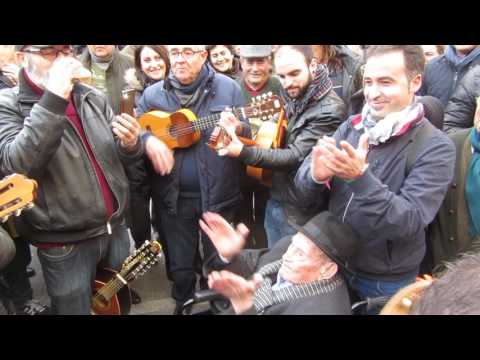 Juan Rita, Javier el Nieto y el Floristero. Malagueña trovada. Patiño (Murcia, España), 15-01-2017