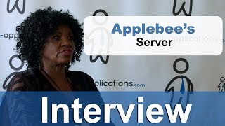 Applebee’s Interview - Server Job