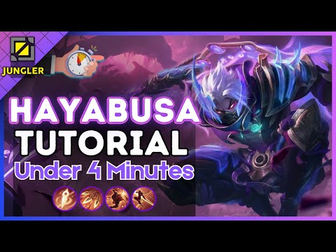 4-Minute Hayabusa Tutorial in the Jungle || (MLBB S37) 2025
