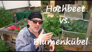 ACHTUNG! Vorteile und Nachteile vom Hochbeet vs. Pflanzkübel/Blumenkübel/Blument