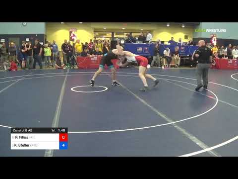 2018 FS WTT Challenge/UWW Juniors 65 Consi Of 8 #2 - Parker Filius (BRTC) Vs. Kaden Gfeller (CRTC-