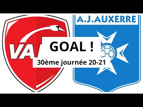 Valenciennes - AJ Auxerre [0-(1)] GOAL 23' (Gautier Lloris) 30ème journée 2020/21