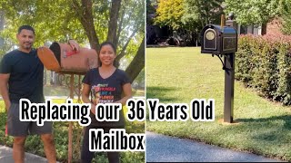 How to Replace Your Mailbox| DIY #homedecor #diy #howto