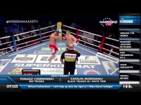 Catalin Morosanu vs Tomasz Czerwiński KO 2015 rezumat