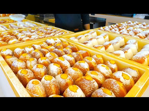 하루 400개씩 팔리는 도넛! 옥수수 풍미 가득한 수제 도넛 핫플레이스 / 3 Kinds of Cream Donuts - Korean street food