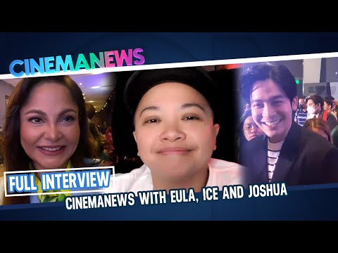 CinemaNews FULL INTERVIEW with #JoshuaGarcia, #EulaValdez and #IceSeguerra