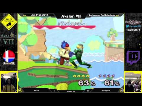 Avalon VII - Amsah (Sheik) vs Deathgazer (Falco) - SSBM Singles Winners R5