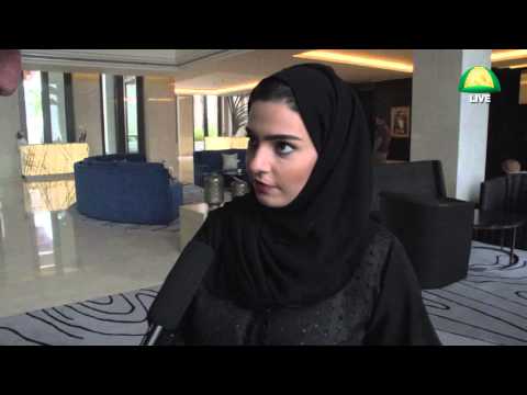 Muneera Al Marzouqi with Darek Thompson - Muscat Oman