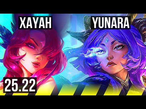 XAYAH & Rakan vs YUNARA & Galio (ADC) | 54k DMG, Legendary, Comeback, 16/5/10 | EUW Master | 25.22