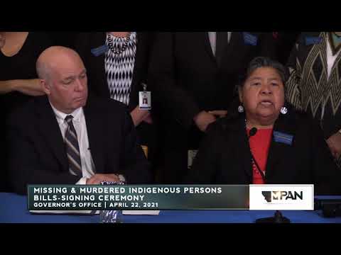 Missing & Murdered Indigenous Persons Bills- Signing Ceremony- April 22, 2021