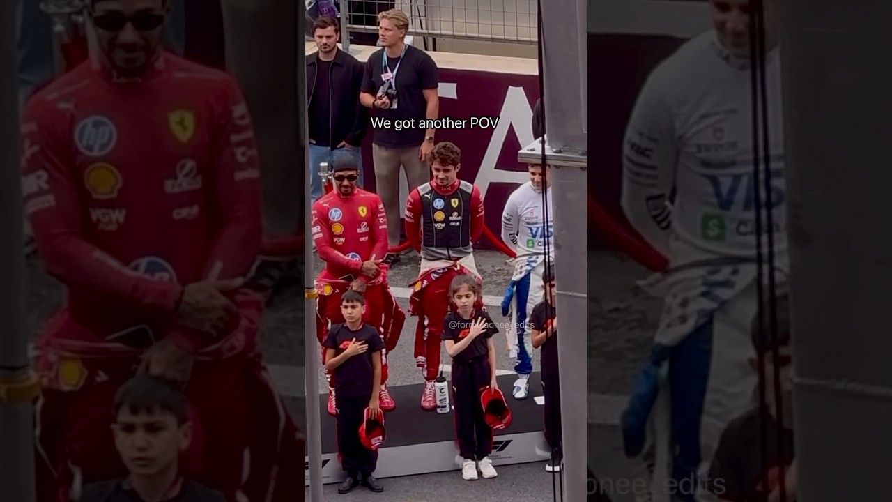 Lewis is always ready😂 #lewishamilton #charlesleclerc #azerbaijangp #f1memes #f1 #formula1