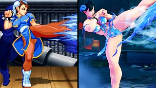 Evolution of Chun-Li's Super Moves (1994-2025) 4K 60ᶠᵖˢ