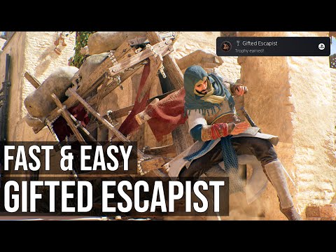 Gifted Escapist Trophy / Achievement (Collapse 20 Scaffolding Structures) - Assassin's Creed Mirage