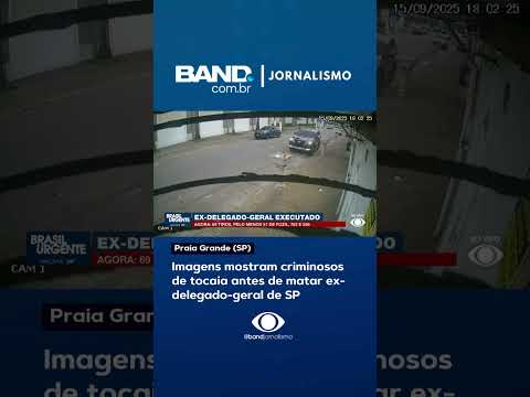 Imagens mostram criminosos de tocaia antes de matar ex-delegado de SP