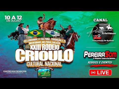 XXIII Rodeio Crioulo Cultural Nacional CTG Fazenda Rio Grande - PR (domingo)