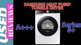 Samsung A+++ Series 5+ Heat Pump Tumble Dryer with OptimalDry DV90T5240AE 9kg
