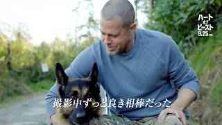 ブラッド・ピット、“相棒”と無邪気に戯れ合う　映画「ハート・オブ・ビースト」特別映像「最も重要な存在」