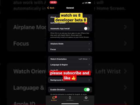 watchos 8 developer beta 8