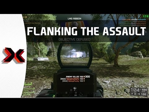 Reaching around for victory - Guilin Peaks BF4 Rush gameplay