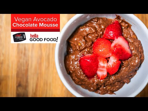 Vegan Avocado Chocolate Mousse
