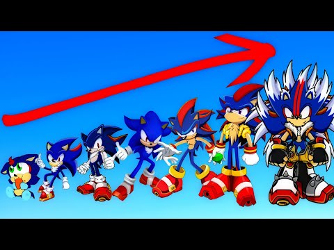 SHADIC THE HEDGEHOG GROOVING UP EVOLUTION