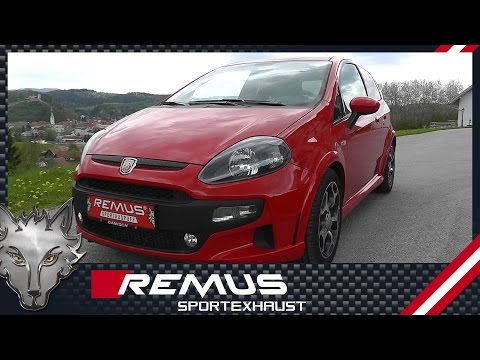 FIAT Punto Evo Abarth, type 199, 2011+ with REMUS sport exhaust system