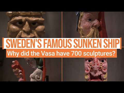 Why did Sweden's famously sunken Vasa ship have 700 sculptures?