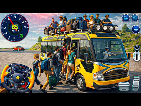 City Coach Passenger Van game: Realistic van simulator pick and drop SUV - van android gameplay