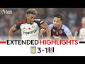 EXTENDED HIGHLIGHTS | Aston Villa 3-1 Fulham | Raúl's First Fulham Goal Only Late Consolation