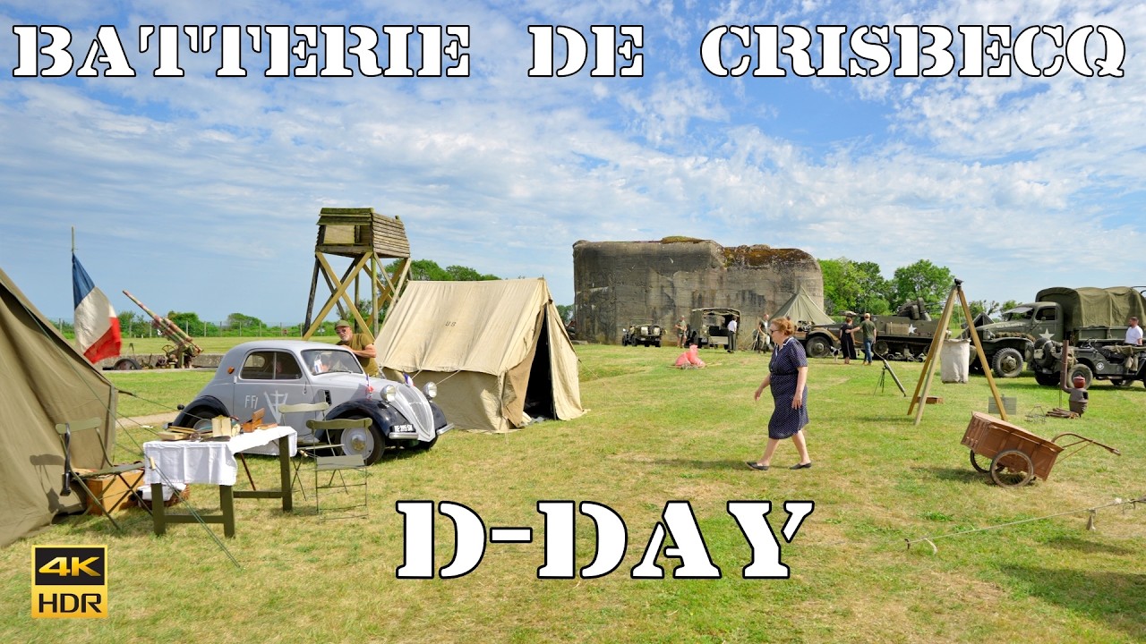 82nd D-DAY Normandy 2026 | Batterie De Crisbecq | DAY 02 | Atlantic Wall | 4k 60 FPS