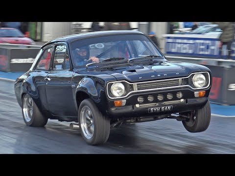 Cosworth YB Mk1 Escort ALMOST Breaks into the 9s!